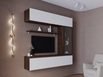 Гостиная Вента 180х35 навесная