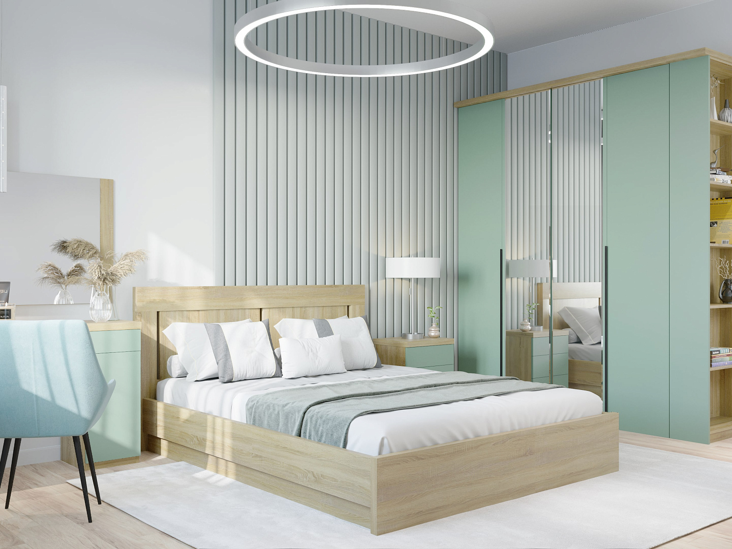 Новинка – мятные фасады