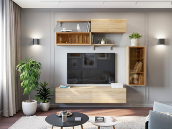 Гостиная Вента 225х35 подвесная