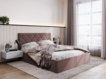 Кровать Рица шоколадная 120х200 Кровать Рица шоколадная 120х200