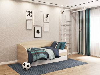 Кровать Юна + Матрас Safety 96х206х92